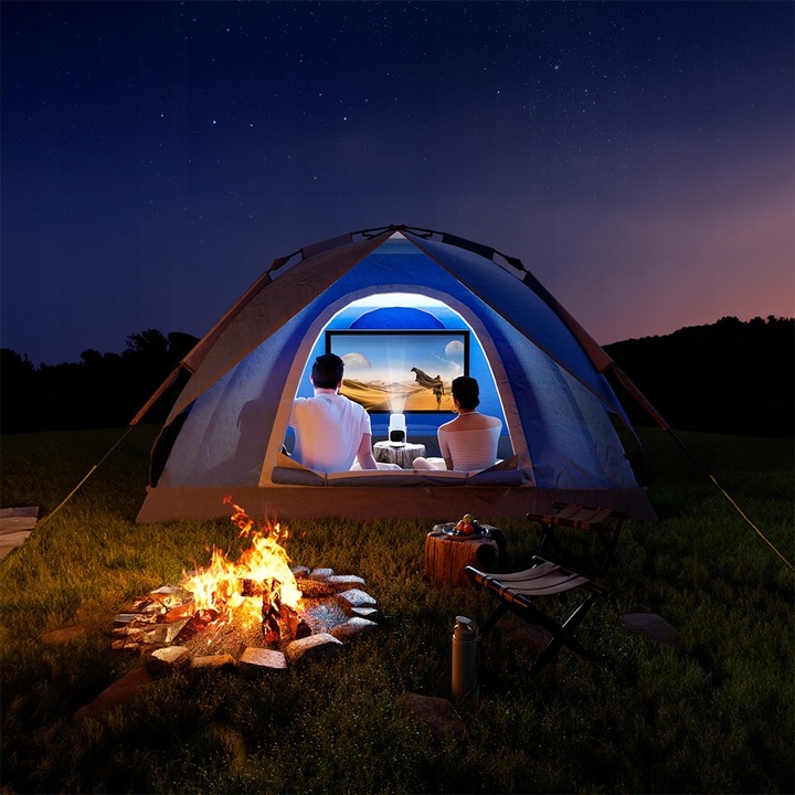 PROJEKTOR RZUTNIK PRZENOŚNY SMART MINI Android 12 TV WiFi BT +HDMI +ETUI