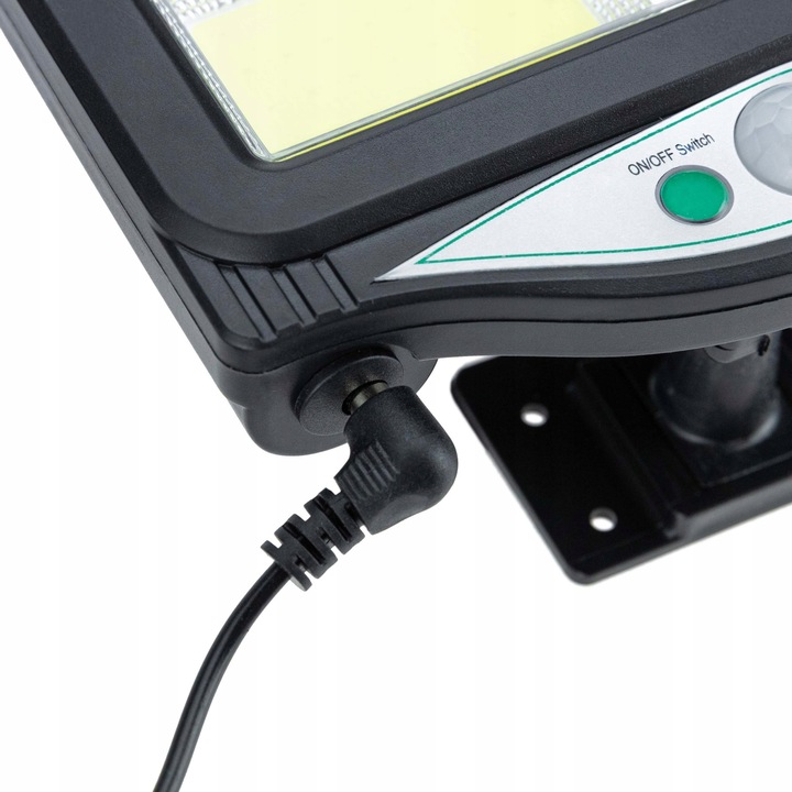 LAMPA SOLARNA Z CZUJNIKIEM RUCHU ZMIERZCHU COB LED
