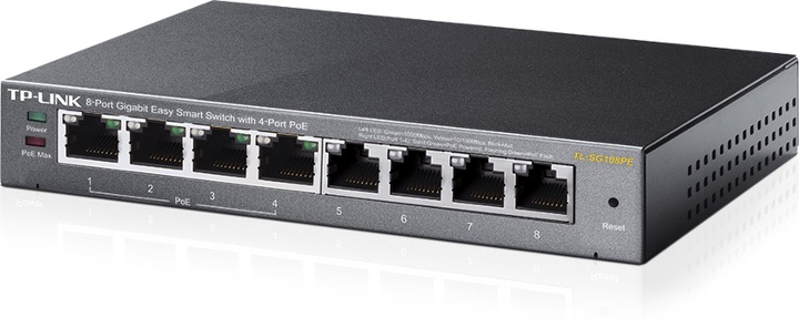 TL-SG108PE Switch Smart 8xGE (4xPoE)