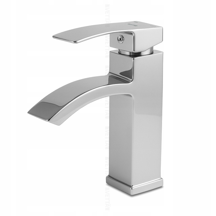 Bateria stojąca umywalkowa kran do umywalki zlewu chromowa niska VETTÄ