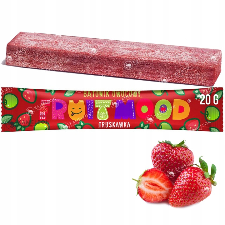 FRUIT MOOD batonik owocowy MIX SMAKÓW 9 SZTUK x20g 180G W TYM 3 NOWE