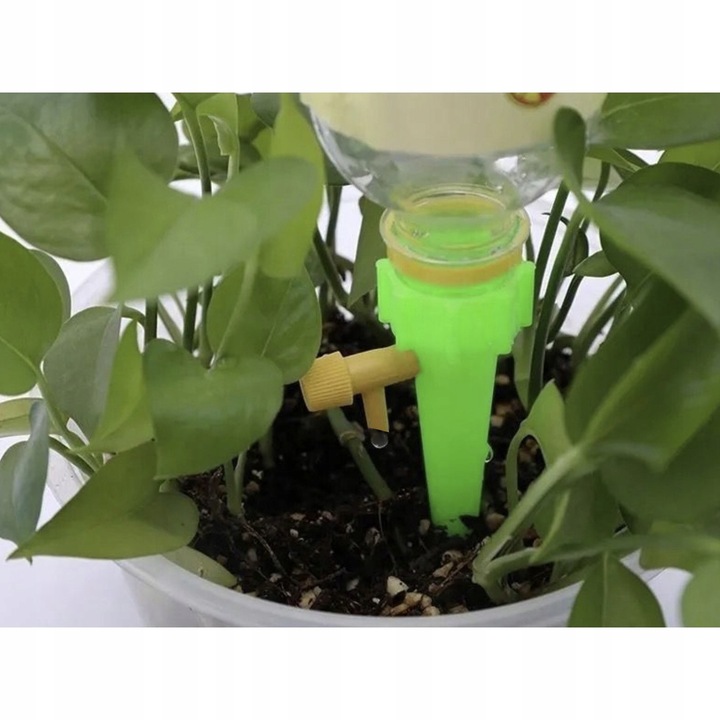 Nawadniacz do Kwiatów Doniczek Roślin Dozownik z Kranikiem Wody na