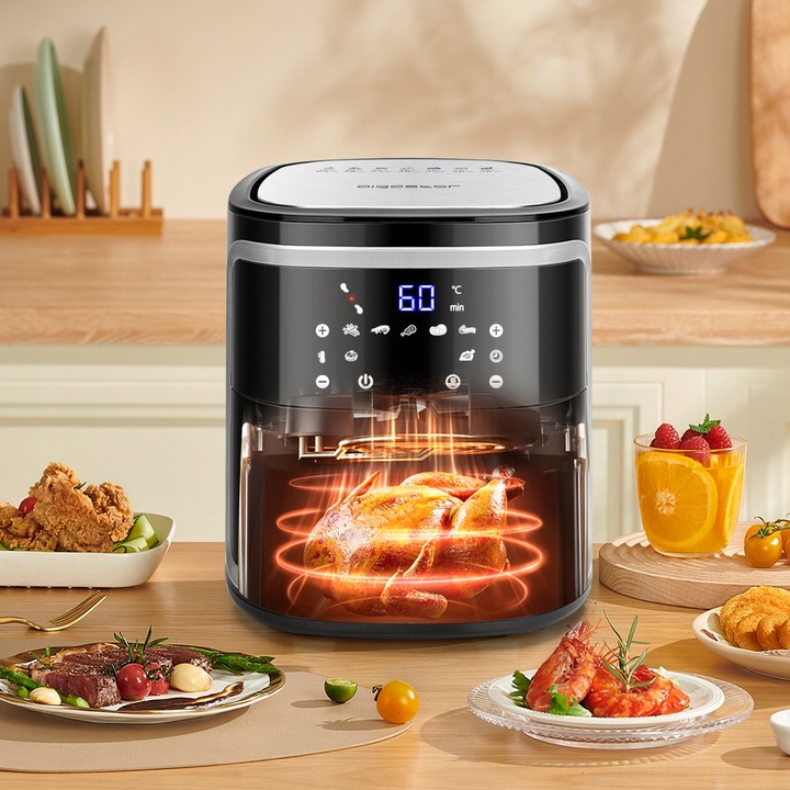 Frytkownica Beztłuszczowa XXL Aigostar Cube Air Fryer 1900W 7L
