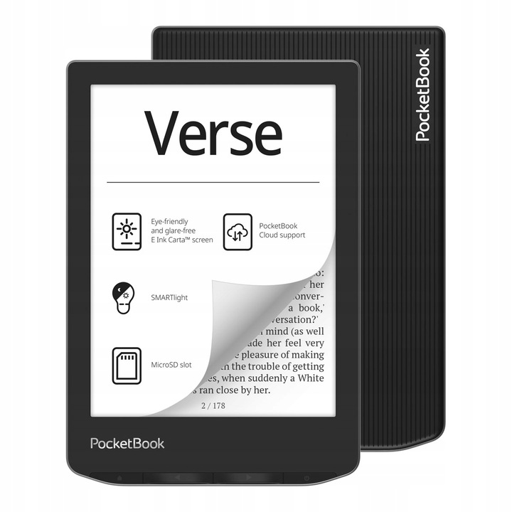 Czytnik Ebook Tablet PocketBook Verse 629 8 GB E-Ink 6 Cali Szary