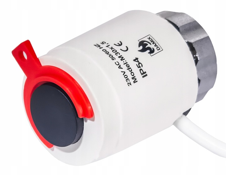 SIŁOWNIK TERMOELEKTRYCZNY DO ROZDZIELACZA ZAWORU GWINT M30 x 1,5 230V NC