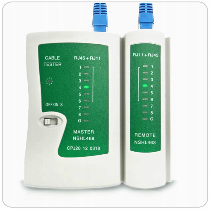 ZESTAW TESTER KABLI NS-468 ZACISKARKA ŚCIĄGACZ IZOLACJI 100 WTYK RJ45 ETUI