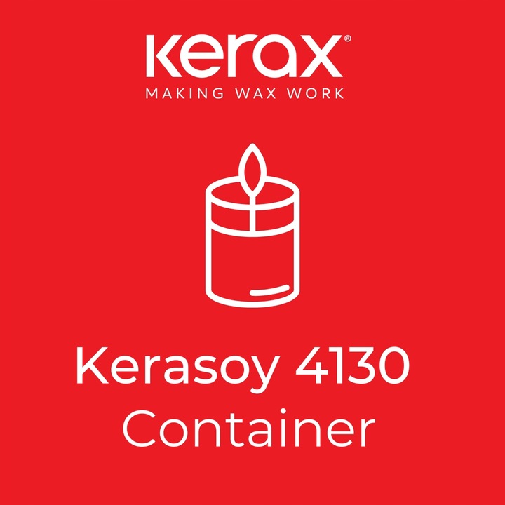 Wosk sojowy KeraSoy Container 4130 do świec zalewanych 5 kg