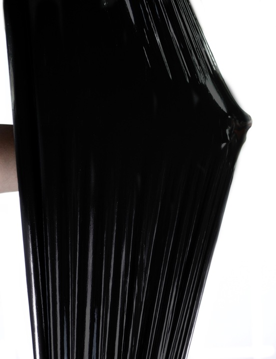 STRECZ folia 3kg CZARNA 2,7kg netto folii 23mic x1