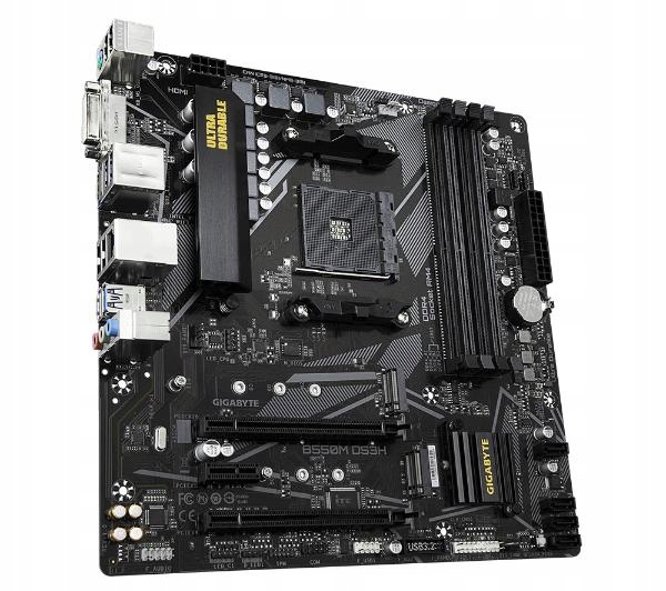 Płyta główna Gigabyte B550M DS3H micro ATX AMD Ryzen AM4 4x DDR4