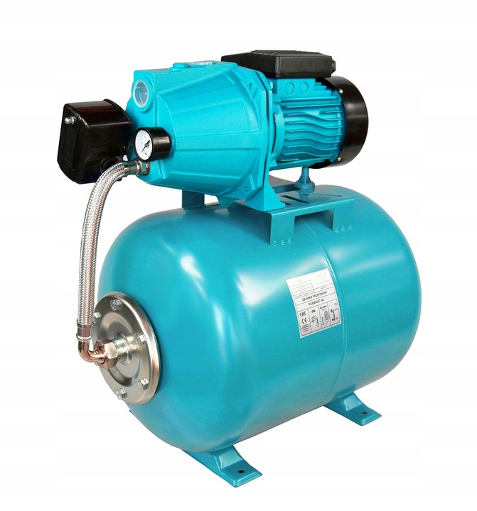 HYDROFOR 50L DO WODY POMPA HYDROFOROWA ZBIORNIK PEŁEN ZESTAW WYDAJNY JET