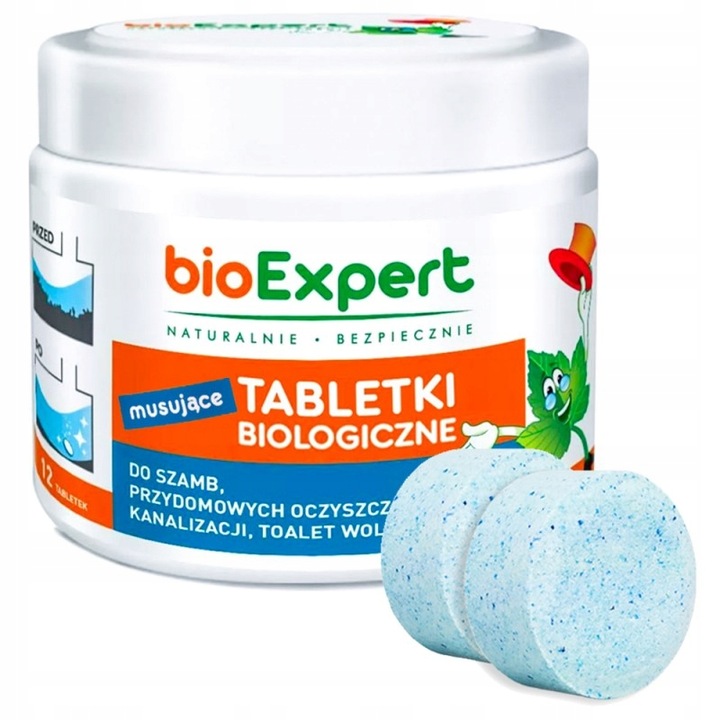 Bakterie do SZAMB Tabletki bioExpert ROK + ŻEL 2w1