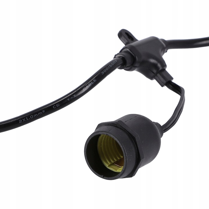 Girlanda OGRODOWA ŁAŃCUCH 10M + 20X żarówki LED