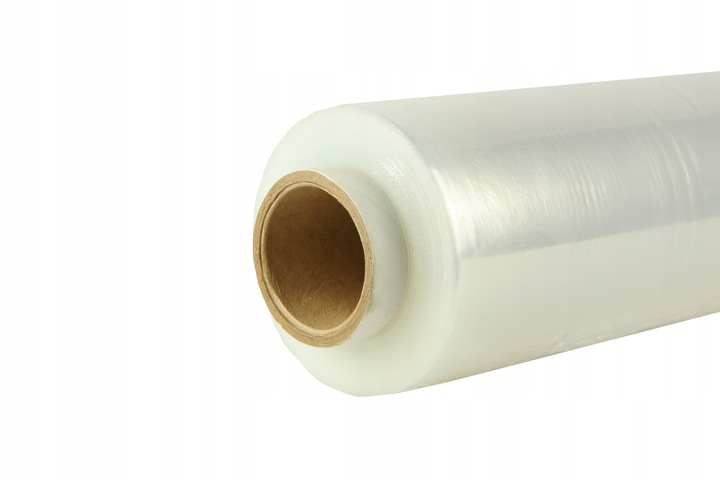 FOLIA STRETCH 3KG BEZBARWNA DUŻO FOLI CIENKA TULEJ