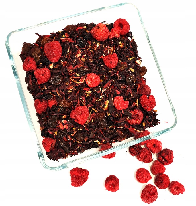 ZESTAW PREZENTOWY W WALIZECZCE 2xherbata owocowa, owoce w miodzie