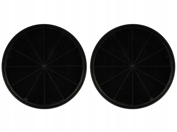 Komplet 2 x Filtr węglowy okapu 20cm Faber AEG Ariston Zanussi