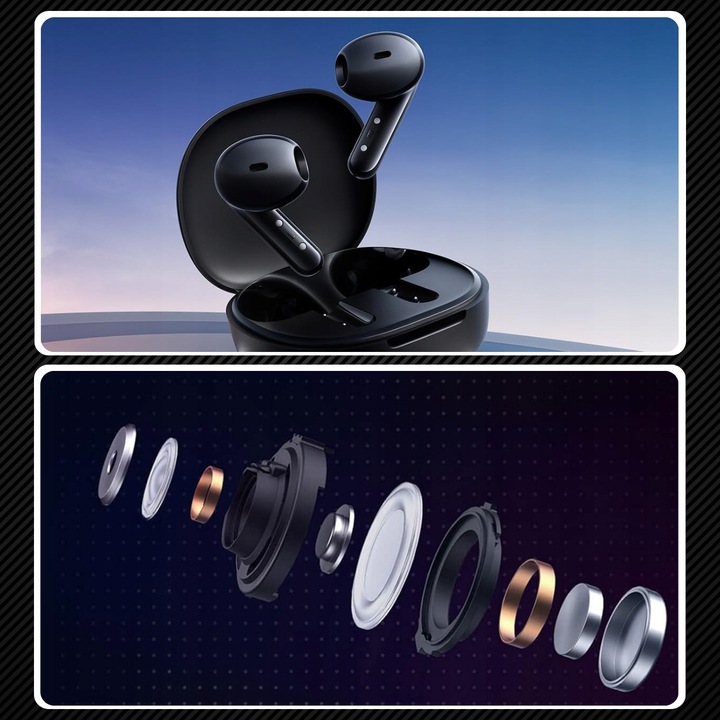 SŁUCHAWKI BEZPRZEWODOWE XIAOMI REDMI BUDS 4 LITE LEKKIE WODOODPORNE