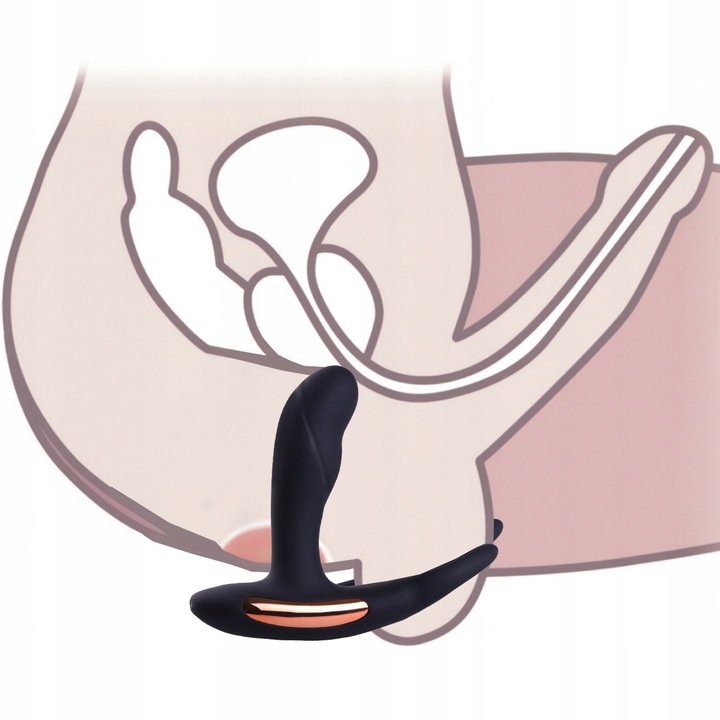 Podgrzewany Masażer Prostaty z Pilotem, Wibrator