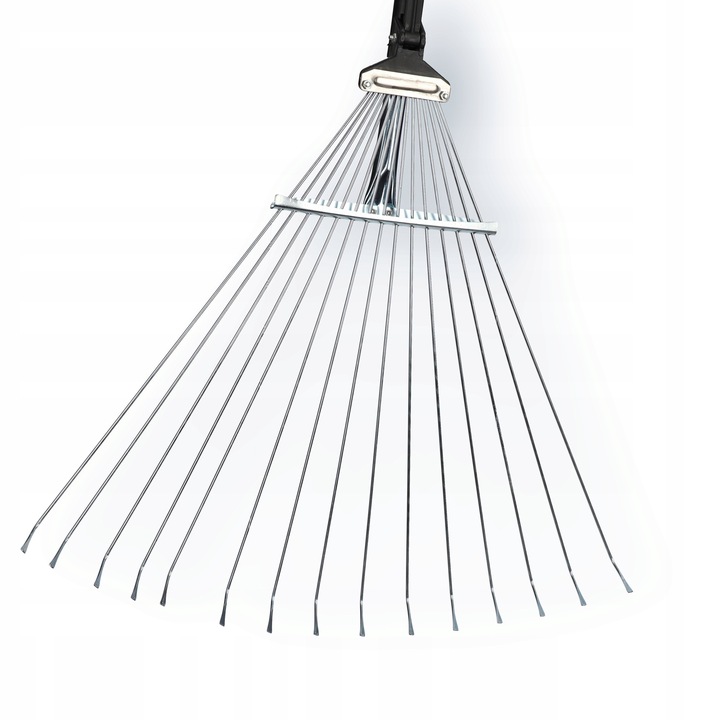 GRABIE METALOWE DO LIŚCI TRAWY Z TRZONKIEM WACHLARZOWE REGULOWANE