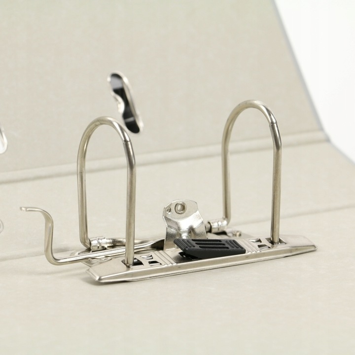 SEGREGATOR A4 50mm WZMOCNIONY OKUTY CZARNY x 5 szt