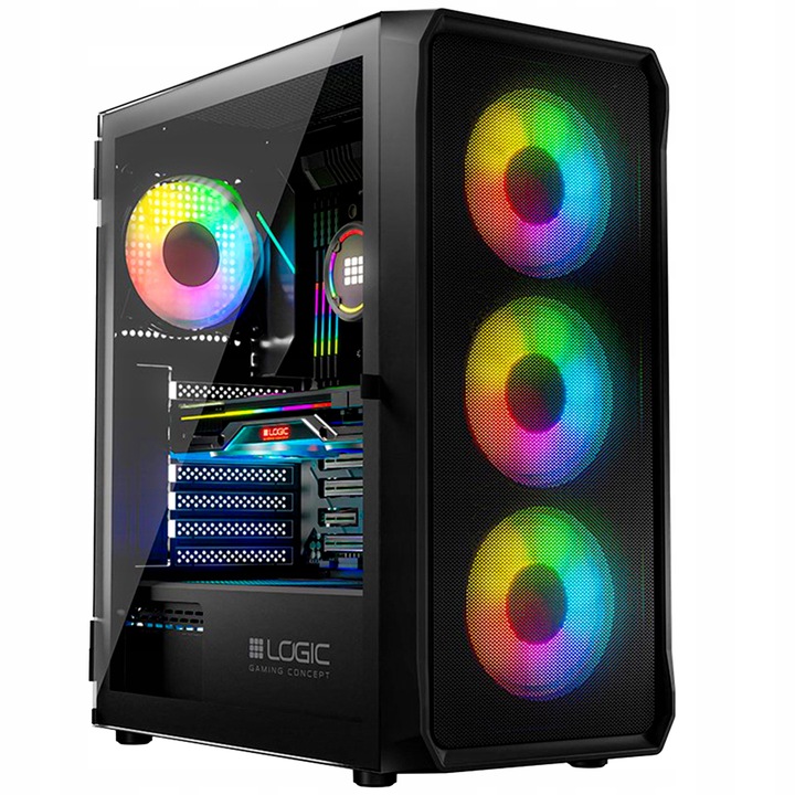 KOMPUTER DO GIER GAMINGOWY Ryzen 7 RTX 4070 SUPER 1TB SSD 32GB RAM ARGB WIN