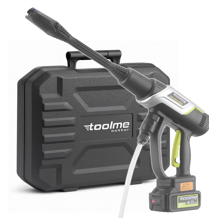 Myjka Ciśnieniowa Akumulatorowa elektryczna ALUMINIOWA pompa toolme