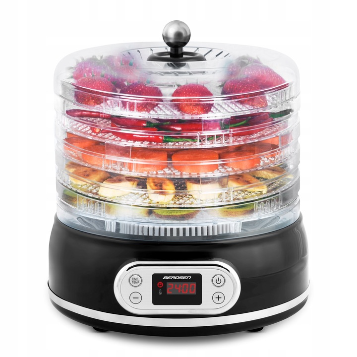 DUŻA Suszarka do grzybów spożywcza owoców warzyw 400W Temoobieg