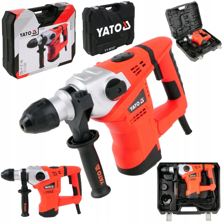 YATO MŁOTOWIERTARKA SIECIOWA SDS+ 1500W 5J MŁOT UDAROWY W WALIZCE