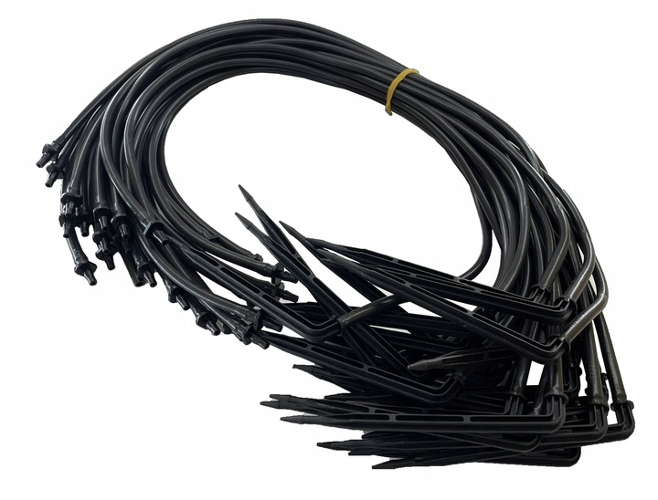 Emiter KROPLOWNIK Patykowy wkłuwka EMITERY 70cm 25 szt do doniczek tuneli