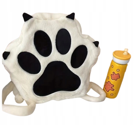 Plecak pluszowy kocia łapa