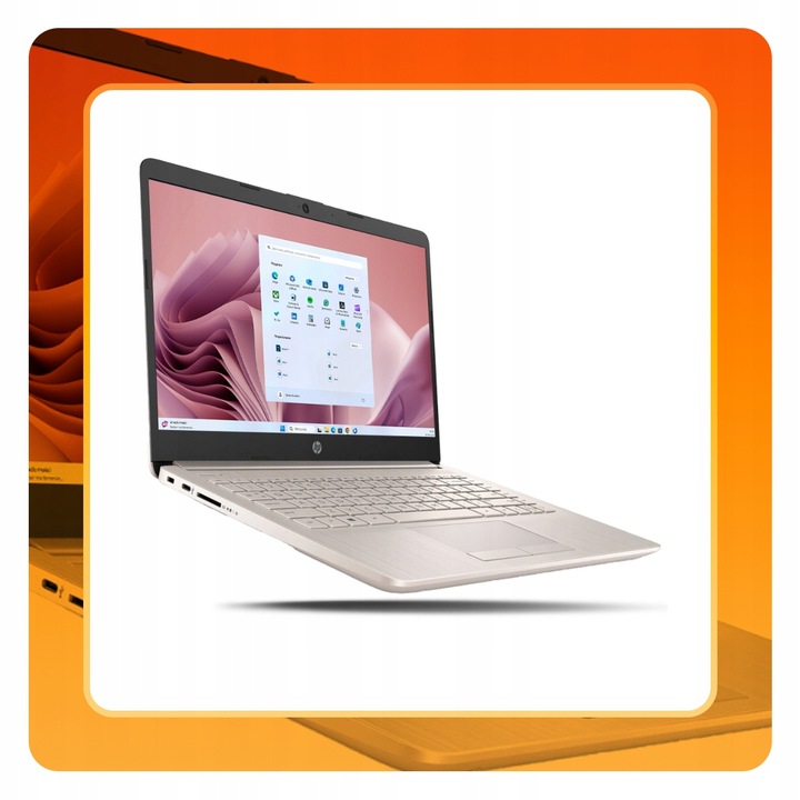 LAPTOP HP 14 N4120 4GB eMMC WINDOWS 11 MEGA PORĘCZNY RÓŻOWY ROSE PINK