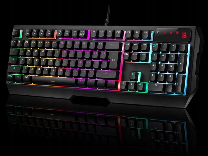 ZESTAW GAMINGOWY BLOODY KLAWIATURA GAMINGOWA I MYSZKA A4TECH PODŚWIETLANA