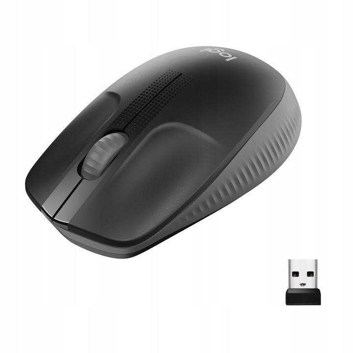 Myszka bezprzewodowa Logitech M190 Logi Czarna optyczna 1000 DPI Wygodna