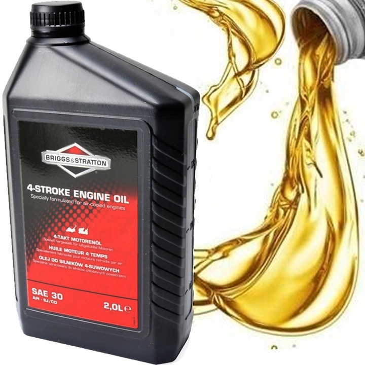 OLEJ DO KOSIARKI SILNIK CZTEROSUWOWY SAE 30 2L BRIGGS&STRATTON 4-SUW