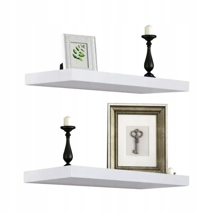 Zestaw Półek Ściennych Wiszących ARLES 30 40 50cm