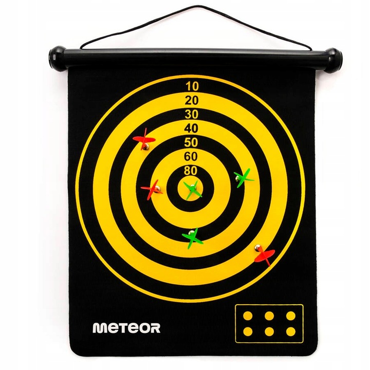 METEOR Tarcza Do Gry W Lotki Magnetyczna + Rzutki