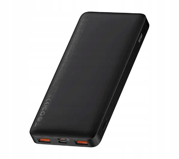 Powerbank Baseus Bipow 10000 mAh PD QC LED 20W 2x USB USB-C Czarny