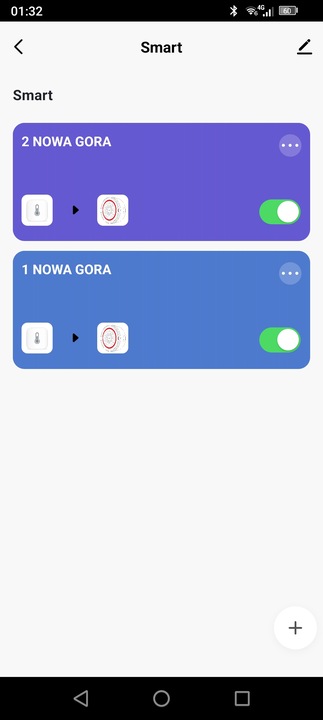 TERMOMETR HIGROMETR czujnik wilgoci temperatury WiFi TUYA Z PRZEWODEM 90CM