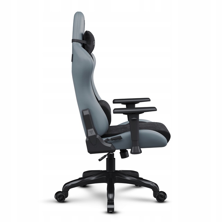 Fotel Gamingowy Biurowy Regulowany Materiał Alcantara + Ekoskóra Sense7