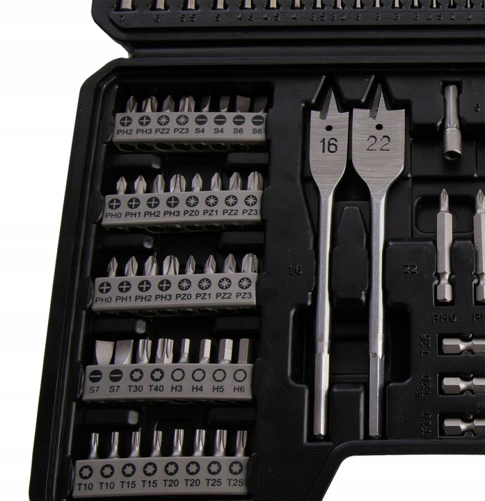 ZESTAW WIERTEŁ BITÓW + WALIZKA BOSCH V-LINE 103 EL