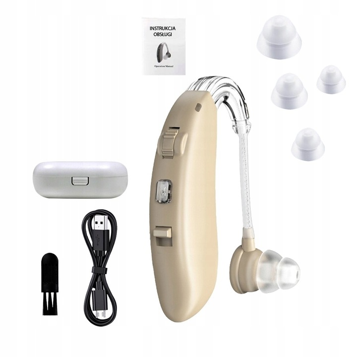 APARAT SŁUCHOWY CERTYFIKOWANY AKUMULATOR WZMACNIACZ SŁUCHU LANDMED