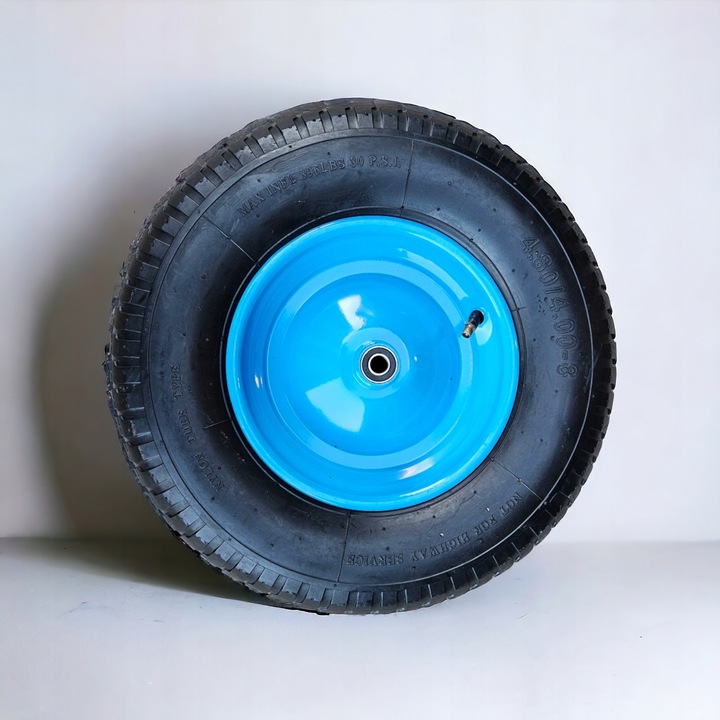 KÓŁKO KOŁO DO TACZKI WÓZKÓW 40CM 2PR 4.00-8 MOCNE POMPOWANE