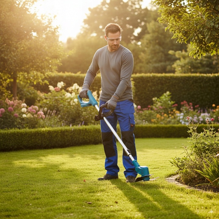 PODKASZARKA AKUMULATOROWA KOSA WYKASZARKA KOSIARKA DO TRAWY DUŻY