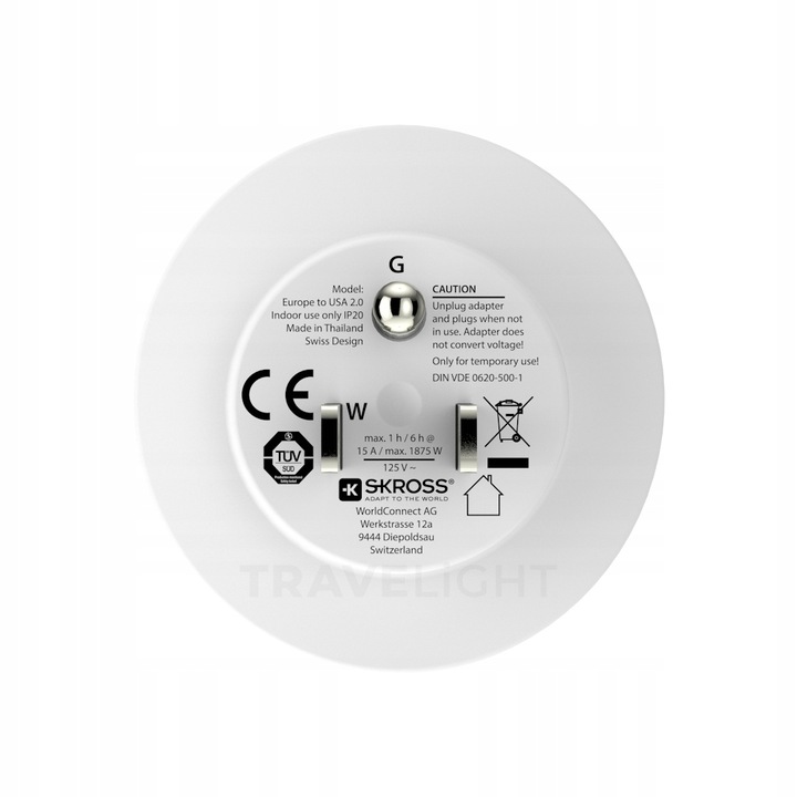 SKROSS Adapter Przejściówka z POLSKI DO USA Meksyku Dominikany Kanady