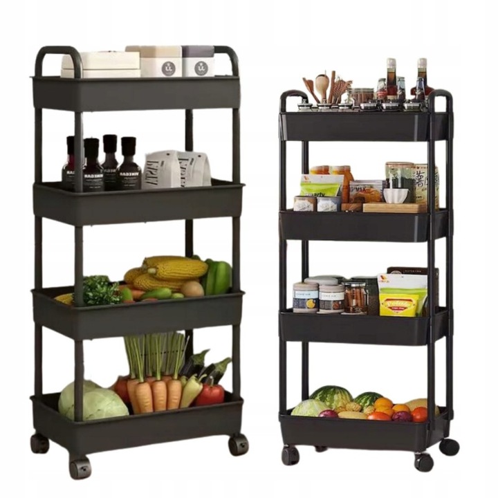 SZAFKA MOBILNA NA KÓŁKACH PÓŁKA REGAŁ ŁAZIENKOWY