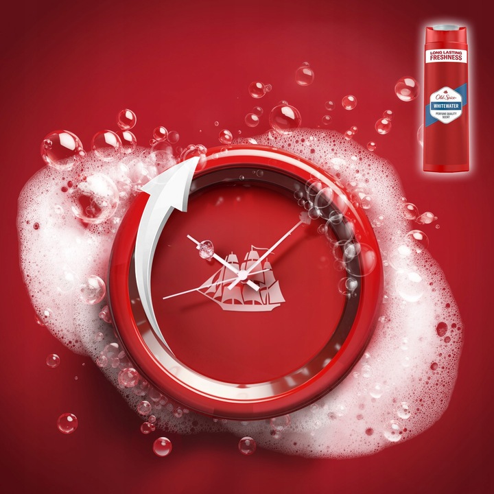 Old Spice Whitewater Żel męski pod prysznic i szampon 3w1, 6 x 400ml