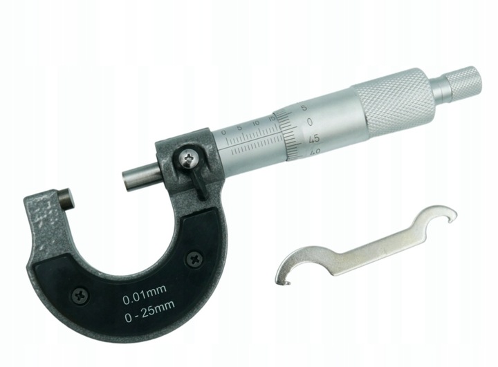 MIKROMETR ŚRUBA MIKROMETRYCZNA MIKROMIERZ ANALOGOWY ZEWNĘTRZNY 0-25 MM