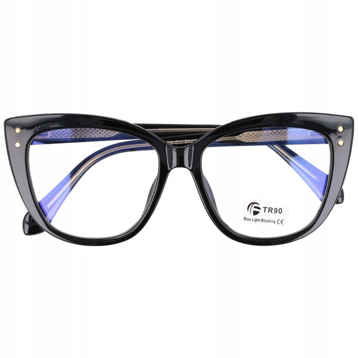 Okulary damskie zerówki do komputera Bluelight filtr