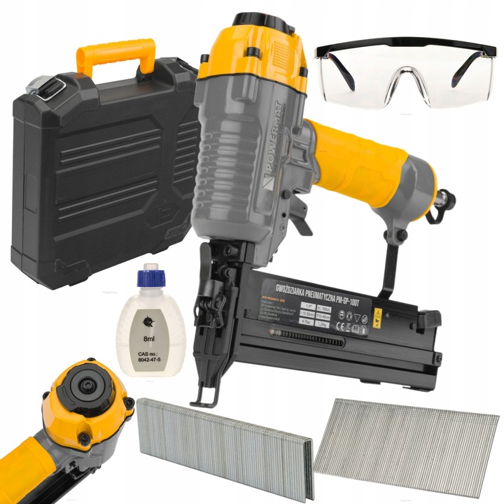GWOŹDZIARKA ZSZYWACZ TAKER PNEUMATYCZNY ZESTAW 2W1