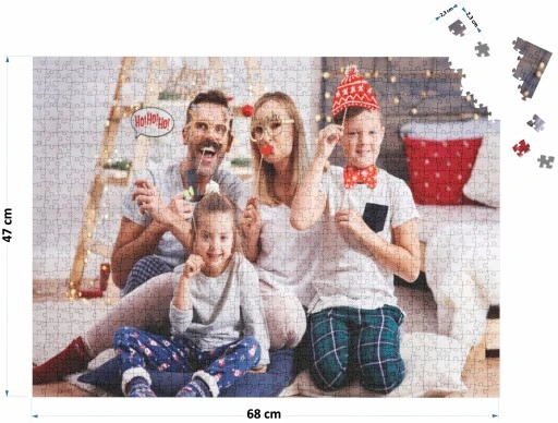 FOTO PUZZLE Z WŁASNYM ZDJĘCIEM GRAFIKĄ OBRAZEM Z PUDEŁKIEM 1000 elementów