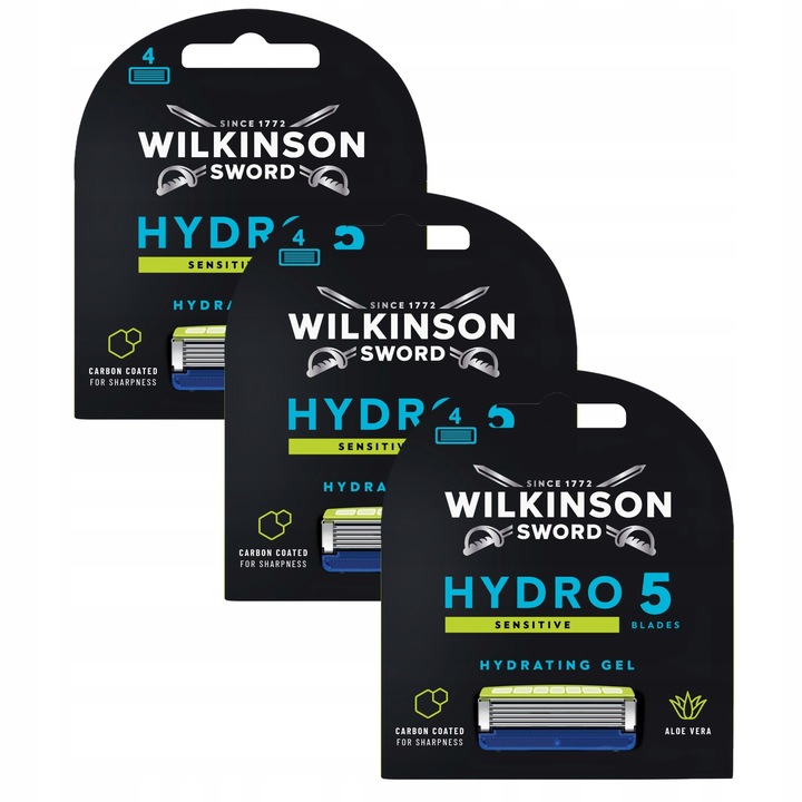 Wilkinson Hydro 5 Sensitive wkłady do golenia 4 x3